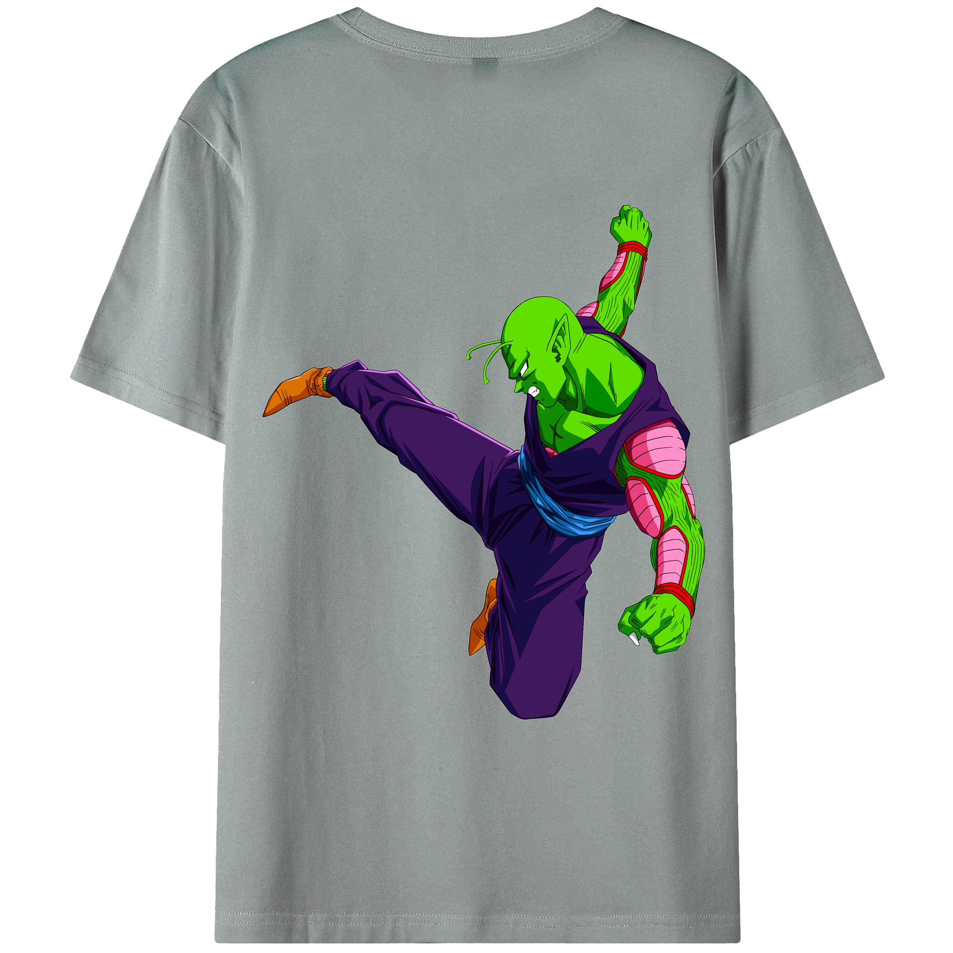 （画像用） ドラゴンボール ピッコロ DRAGON BALL Piccolo 綿100％ メンズ半袖Tシャツ（バックプリント） 通気性